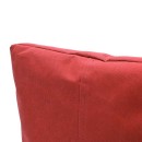 Πουφ πολυθρόνα Norm PRO pakoworld υφασμάτινο αδιάβροχο κόκκινο
